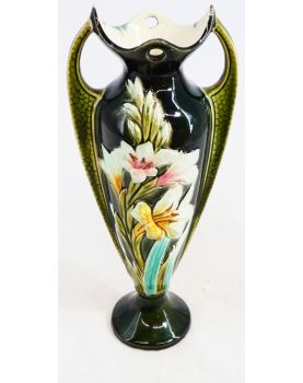 Vase en Barbotine Décor Florale