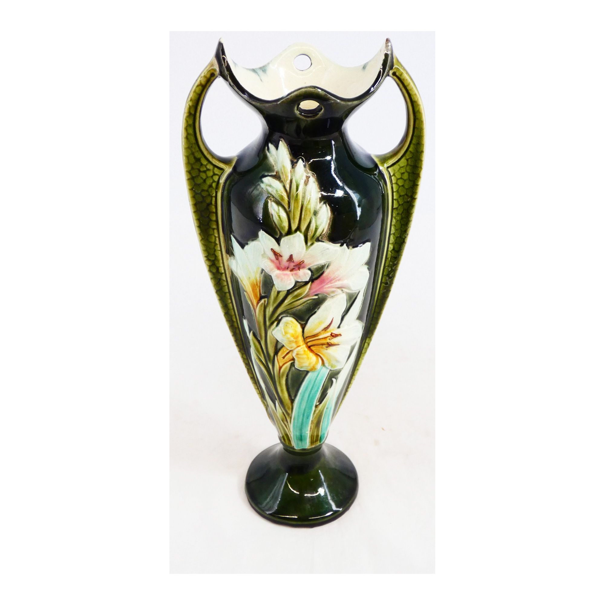 Vase in Barbotine Décor Florale Vase in Barbotine Décor Florale
