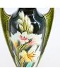 Vase en Barbotine Décor Florale