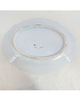 Large Oval Folk Decor dish