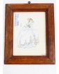 Small Elegant watercolor Frame in Wood
