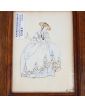 Small Elegant watercolor Frame in Wood