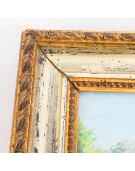 Huile sur Panneau Souvenir 1909