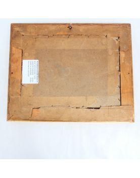 Huile sur Panneau Souvenir 1909