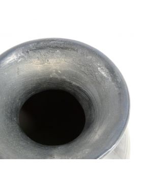 Vase Boule Émaillé Noir