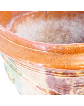 Anduze Glazed Earthenware Garden Pot