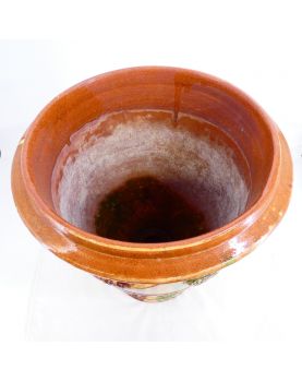 Anduze Glazed Earthenware Garden Pot