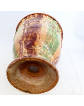 Anduze Glazed Earthenware Garden Pot