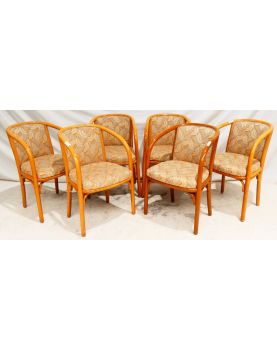 Série de 6 Fauteuils BAUMANN
