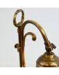 Lampe Bureau Laiton Tulipe Orange