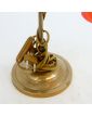 Lampe Bureau Laiton Tulipe Orange