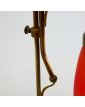 Lampe Bureau Laiton Tulipe Orange