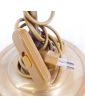 Orange Tulip Brass Desk Lamp