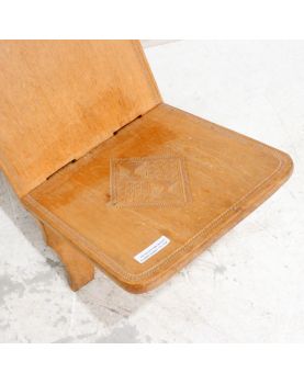 Malagasy Chair in Ornate Wood