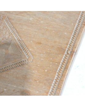 Malagasy Chair in Ornate Wood
