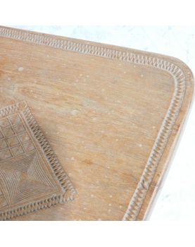 Chaise Malgache Bois Ouvragé