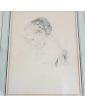 Dessin Monochrome Enfant de Profil