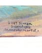Oil on Panel Landscape of La Hague Signed André MANTELET MAREL SCIOTOT