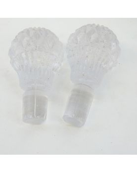 Nécessaire de Toilette avec 3 Pieces en Verre Bleu