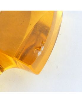 Set of 3 Yellow Crystal Toiletry Bottles
