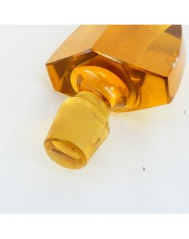 Set de 3 Flacons de Toilette en Cristal Jaune