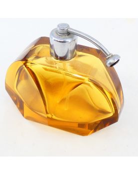 Set de 3 Flacons de Toilette en Cristal Jaune
