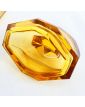 Set de 3 Flacons de Toilette en Cristal Jaune