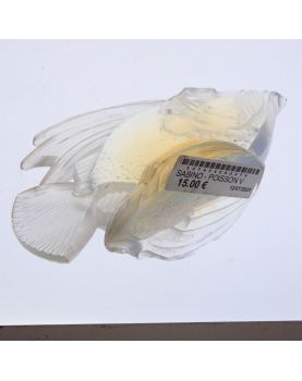 SABINO Poisson en Verre Opalescent Art Déco
