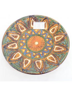 Round dish Signed PUIGDEMONT