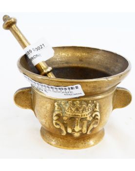 Small Mortar in Bronze with his Pilon