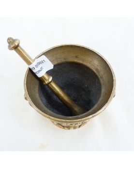 Small Mortar in Bronze with his Pilon