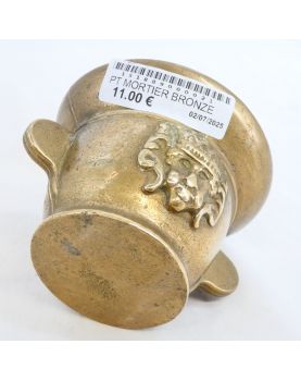 Petit Mortier en Bronze avec son Pilon