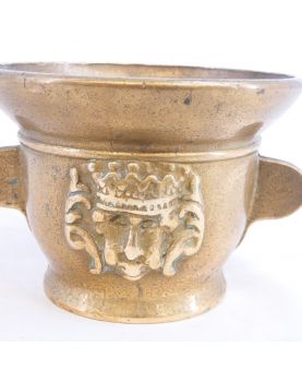 Small Mortar in Bronze with his Pilon