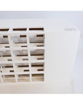 Matali CRASSET Maquette Maison du Peuple Italie avec Drapeau