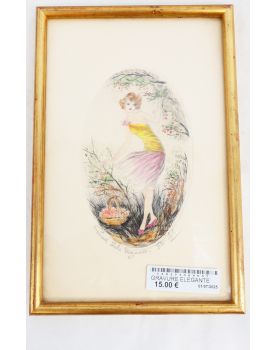 Petite Gravure Elégante