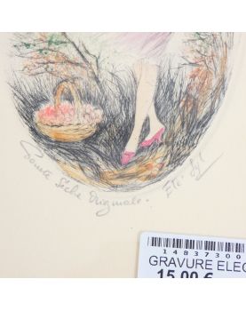 Petite Gravure Elégante
