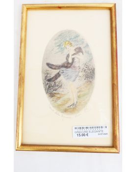 Petite Gravure Elégante