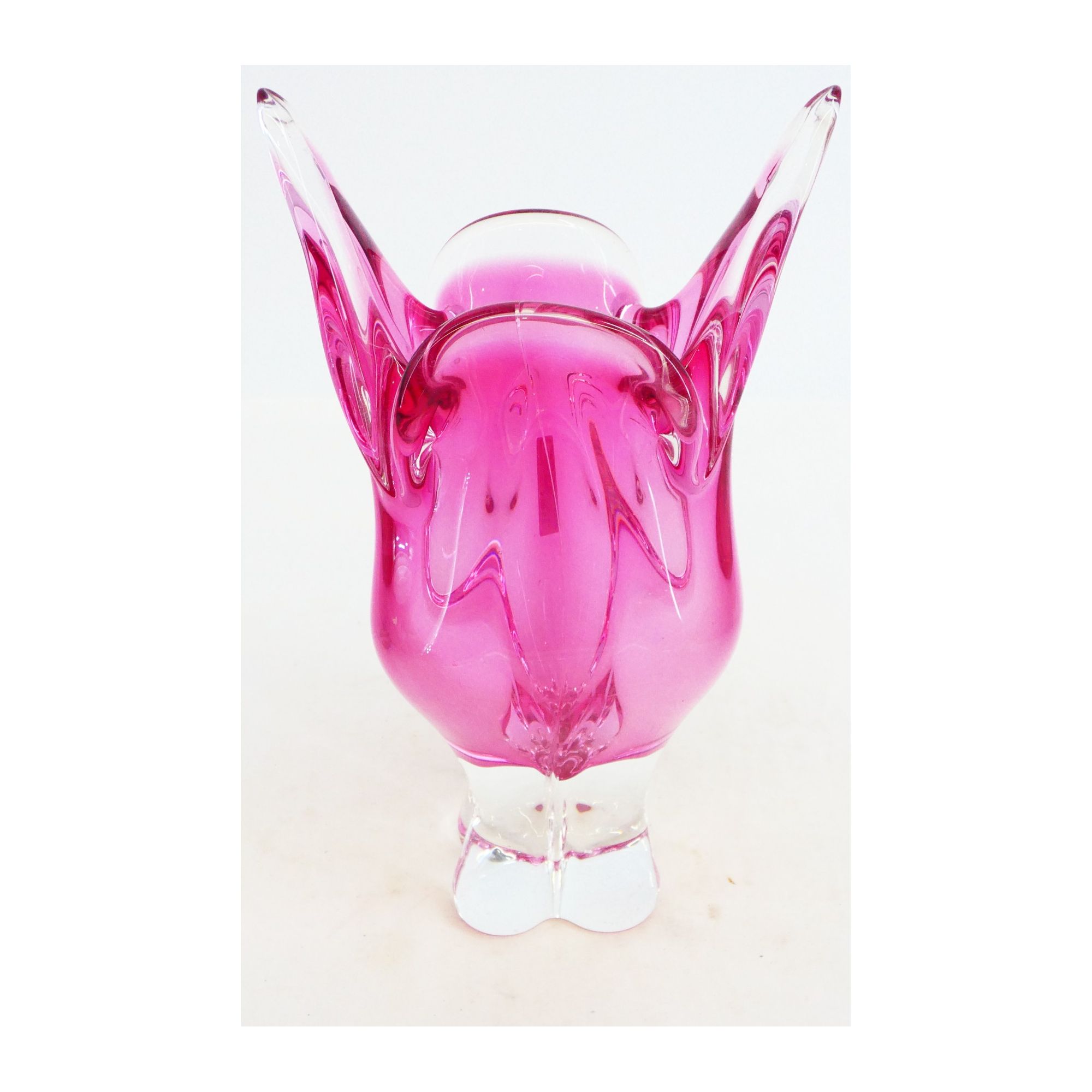 Vase Vintage Rose en Verre Vase Vintage Rose en Verre