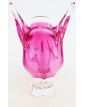 Vase Vintage Rose en Verre