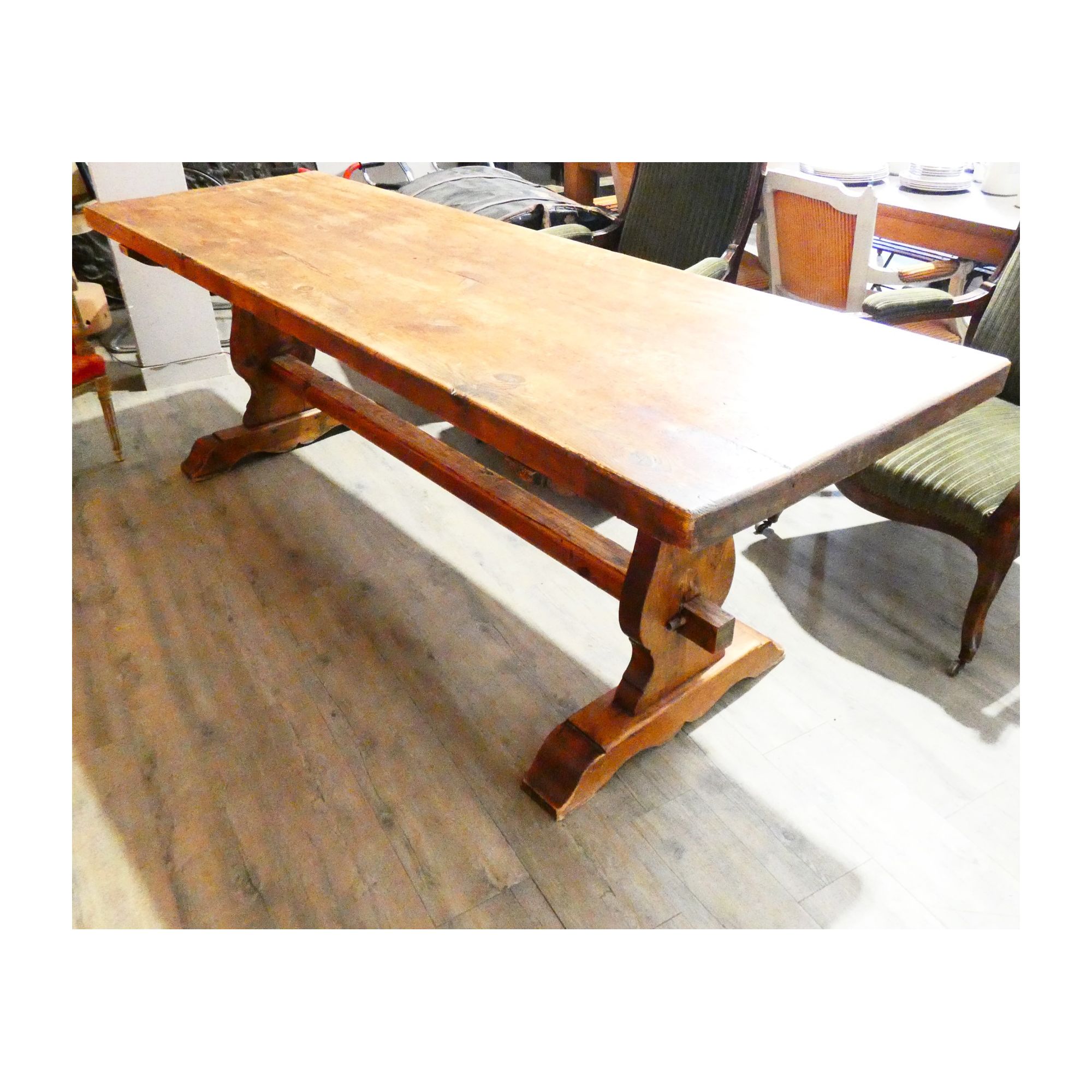 Table de Ferme en Sapin Table de Ferme en Sapin