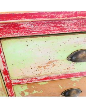 Small Cabinet 1 Door 4 Drawers