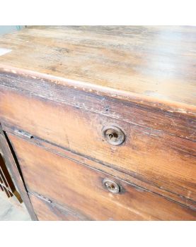 Small Cabinet with 4 Drawers and Key