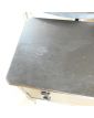 Petite Commode Noire 2 Tiroirs