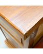 Rustic Oak Sideboard with 4 Doors and Key
