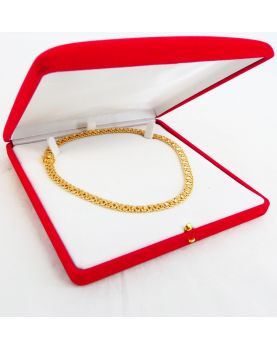 Collier en Or 18 K 21.30 Grammes Poinçon Rhinocéros dans sa Boite