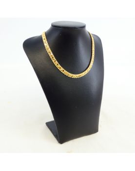 18K Gold Necklace 21.30 Grams Rhinoceros Hallmark in its Box