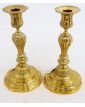Paire de Bougeoirs en Bronze Style Louis XV XIX