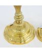 Paire de Bougeoirs en Bronze Style Louis XV XIX