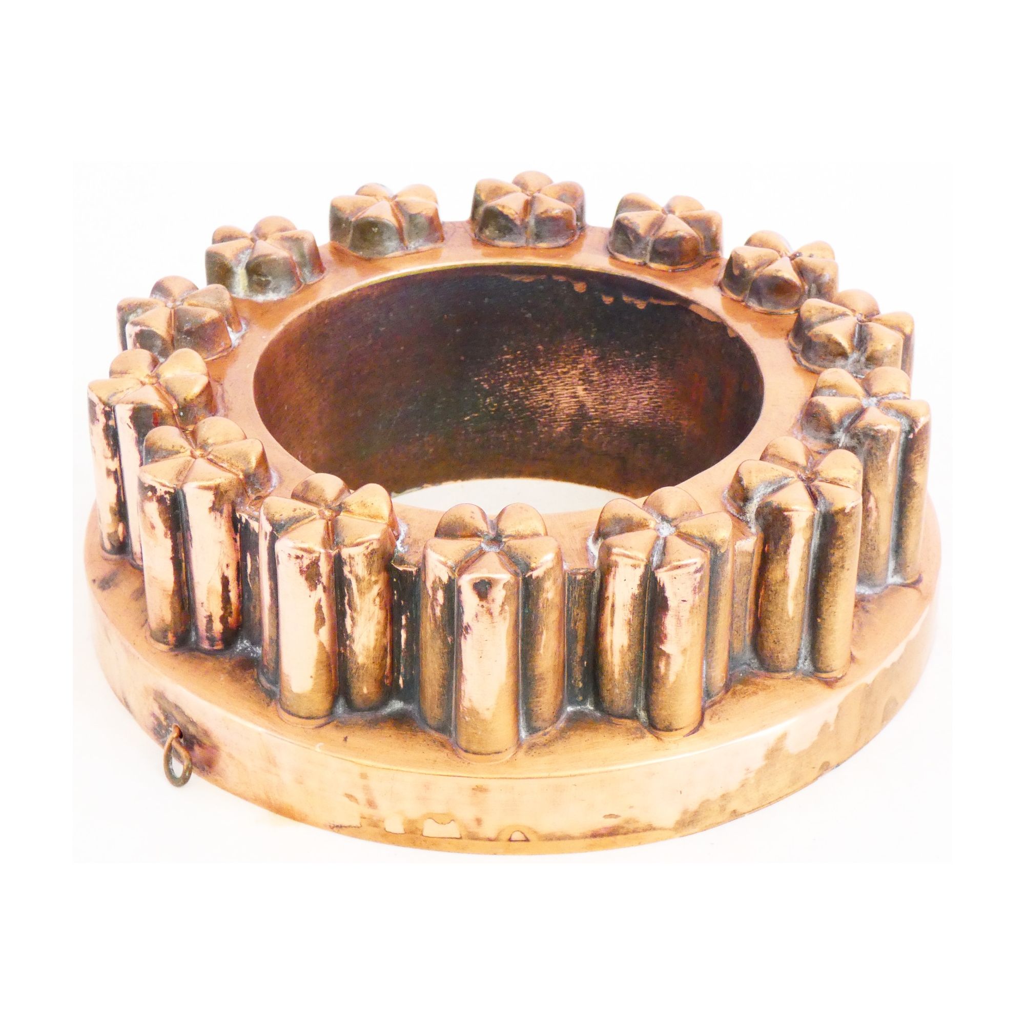 19th Century Victorian Copper Jelly Mold 19th Century Victorian Copper Jelly Mold