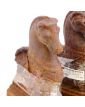 Pair of Head of Chenets Decor aux Chevaux